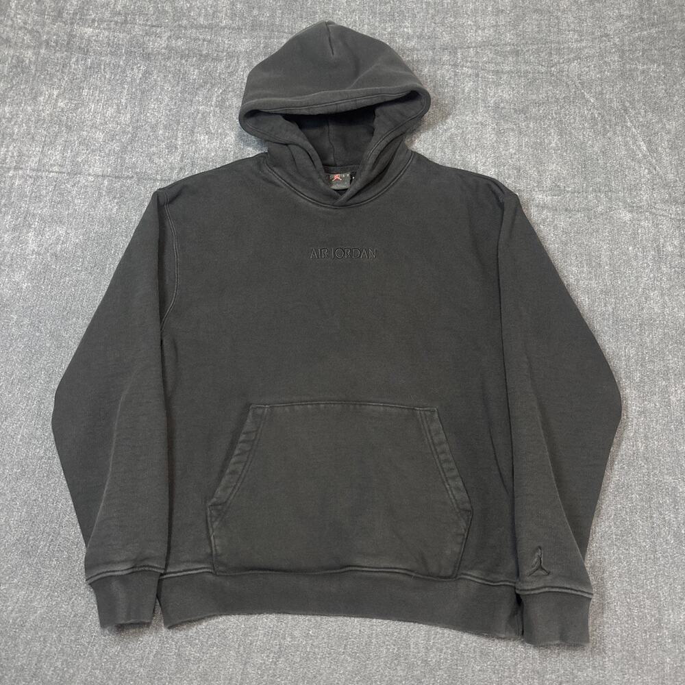 Air Jordan Men’s Jumpman Fleece Pullover Hoodie Black Size Medium